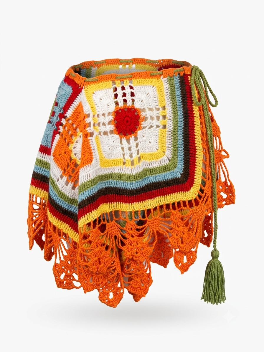 FALDA MAJI CROCHET